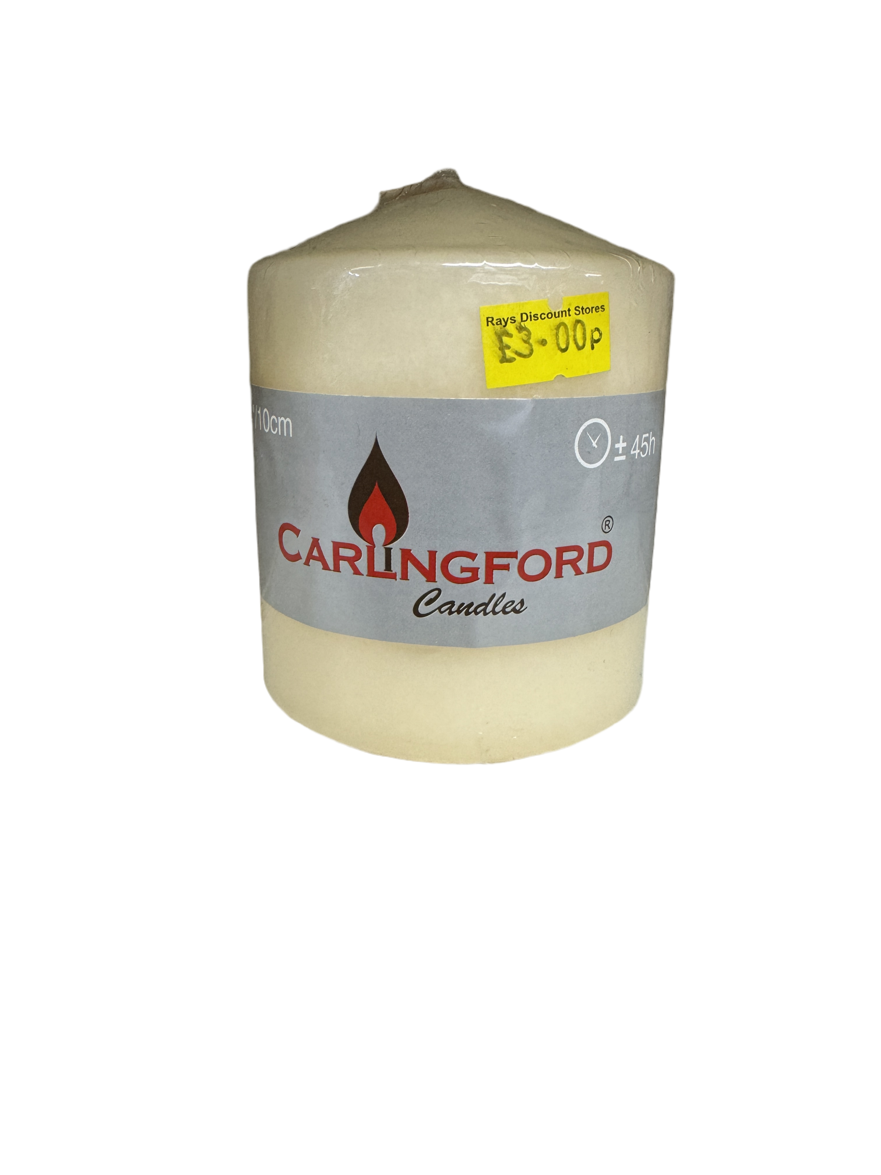 Carlingford Pillar Candle 10cm 45Hr Carlingford Pillar Candle 10cm 45Hr